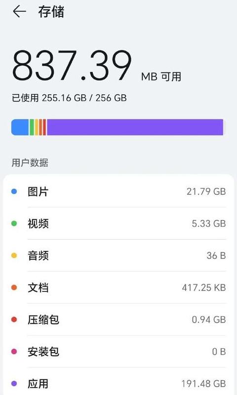 手机系统占用内存过大