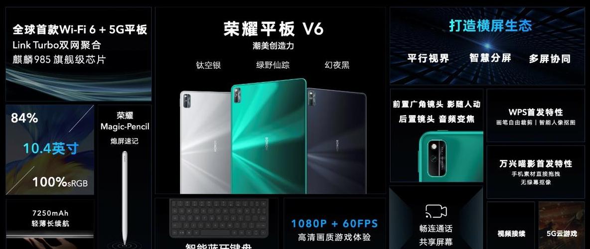 荣耀平板v6配置参数